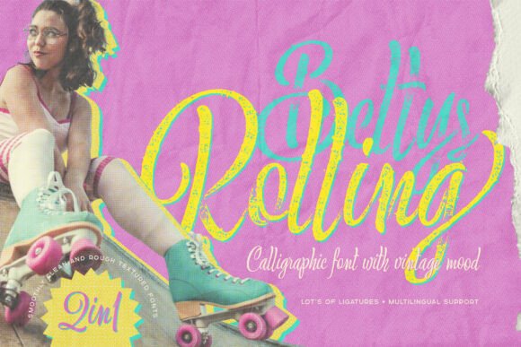 Bettys Rolling: The 80s Script Font That Moves