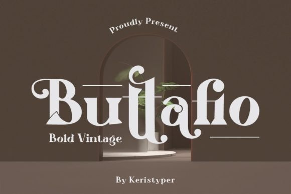 Buttafio – A Groovy Serif Font for Modern Design