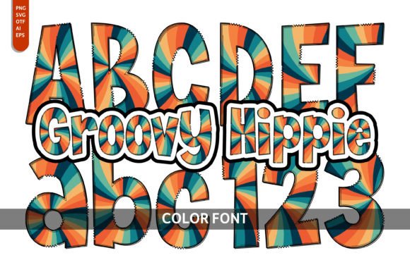 Groovy Hippie Font – Retro Vibes for Modern Designs