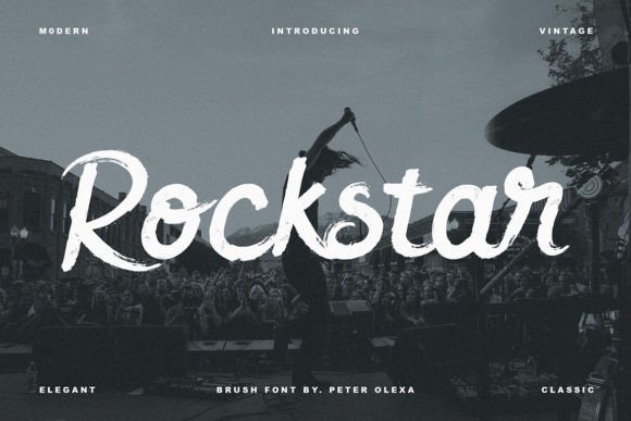 Rockstar Font: The Rough Script Typeface That Commands Attention
