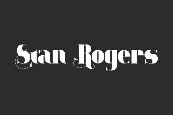Stan Rogers Font – Bold Display Typography That Commands Attention