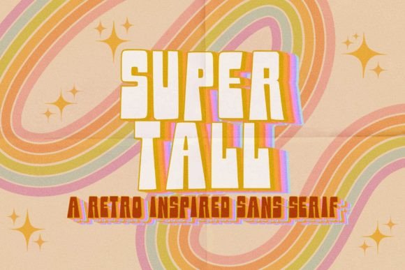Super Tall Font: Retro Flair for Modern Designs